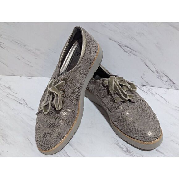 Johnston & Murphy Women's Metallica C Flex Sole Velvet Laces Sneakers Size 6.5 - Picture 1 of 10